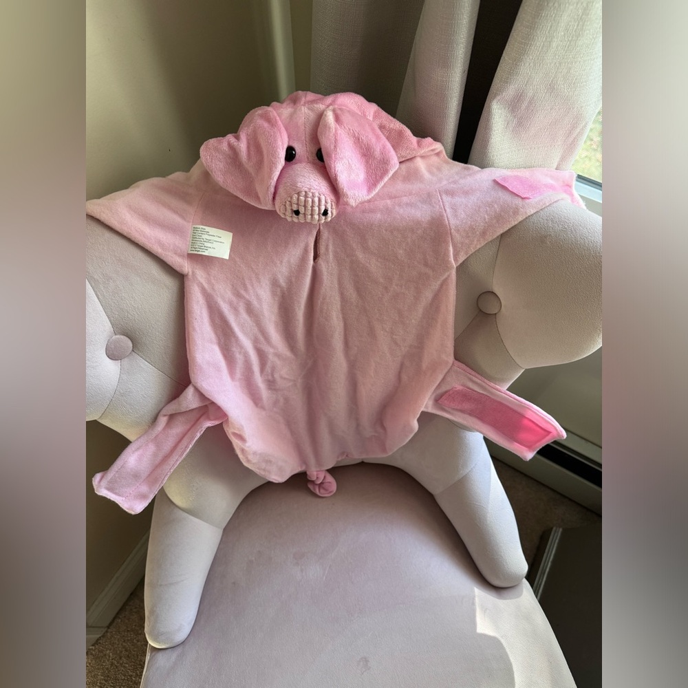 Dog “pig” costume - size M. (Fits dogs about 25 lbs) - Picture 7 of 7